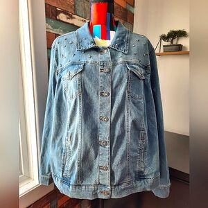 VINTAGE D/C Jeans Oversized Denim Jacket size 3X